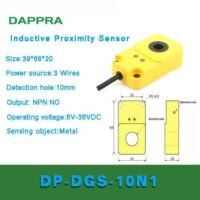 10mm NPN NO Position switch Inductance Toroidal proximity sensor OC27 untuk aplikasi otomasi industri NPN, NO, POSITION