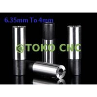 CNC cutter diameter Conversion sets collet adapter 6.35mm to 4mm KA16 untuk aplikasi otomasi industri CNC, CUTTER, DIAMETER