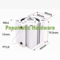 Compact Thin Air Cylinder pneumatic SDA 32x50 SD 32 x 50 SDA32*50 KK99 untuk aplikasi otomasi industri COMPACT, THIN, AIR