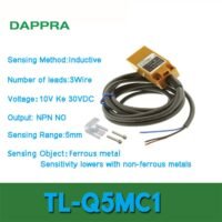 TLQ5MC1 TL-Q5MC1 Inductive Proximity Sensor switch OA91 untuk aplikasi otomasi industri TLQ5MC1, TL-Q5MC1, INDUCTIVE