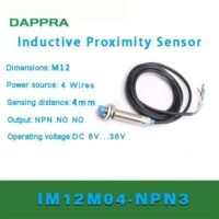 M12 4mm DC 6V Ke 36V 300 mA NPN NO NC inductive proximity sensor OD59 untuk aplikasi otomasi industri M12, DC, KE