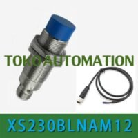 XS230BLNAM12 M30 15MM NPN NO Inductive Proximity Sensor dan cable OJ38 untuk aplikasi otomasi industri M30, NPN, NO