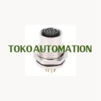 M12 Socket Connector 12 pin female Konektor SA57 untuk aplikasi otomasi industri M12, SOCKET, CONNECTOR