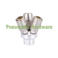 SMY 3 way Y Type Air Pneumatic Multi Coupler Self-locking Kopler KD53 untuk aplikasi otomasi industri SMY, WAY, TYPE