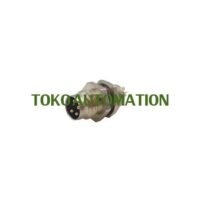 M8 4 Pin 4P Straight Male Connector Flange Seat SH47 untuk aplikasi otomasi industri M8, PIN, STRAIGHT