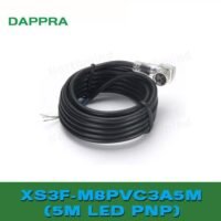 E3Z E2B E3FA XS3F-M8PVC3A5M PNP M8 3PIN 5M elbow I/O Sensor Cable SU15 untuk aplikasi otomasi industri E3Z, E2B, E3FA