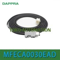 MFECA0030EAD AC Servo System Incremental Encoder Cable MFECA0030EAD SX55 untuk aplikasi otomasi industri AC, SERVO, SYSTEM