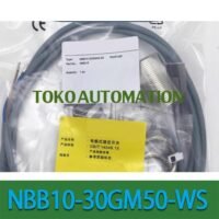 NBB10-30GM50-WS M30 10MM PNP NO AC Inductive Threaded Barrel Proximity Sensor SX78 untuk aplikasi otomasi industri NBB10, WS, M30