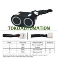 5M Tiny 2 Angle Waterproof Water Level UART Ultrasonic Sensor SR97 untuk aplikasi otomasi industri TINY, ANGLE, WATERPROOF