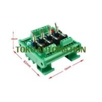 Distribusi Sekring Blok Terminal fuse 4 Channel 10A dengan saklar SH83 untuk aplikasi otomasi industri DISTRIBUSI, SEKRING, BLOK