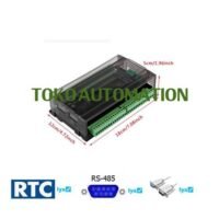 FX3U-48MR FX3U 48MR DC24V RS485 Modbus RTU Transistor Output PLC SA73 untuk aplikasi otomasi industri FX3U, FX3U, DC24V