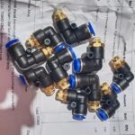 Fitting Elbow Pneumatic Connector Drat 1/8 " Selang 8MM PL8 - 01 KB77