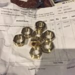 Flock Flok Vlock Ring Vlok Reducer sock kuningan Drat 1/4 x 1/2 KE93