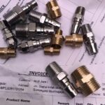 Double nepel double nipple 1/4" x 3/8" drat cowok 1/4 ke drat 3/8 KH08