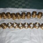 Double nepel double nipple 1/4" x 3/8" drat cowok 1/4 ke drat 3/8 KH08