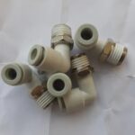 6 mm Fitting Pneumatic Nepel Angin Elbow L Selang 6mm Draf 1/4 " KE82