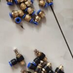 8mm 1/4 " Fitting pneumatic Flow Speed Control Valve Controller KC05