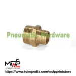 Double nepel double nipple 1/2" x 3/4 " drat cowok 1/2 ke 3/4 KH16
