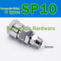 SP10 Quick Coupler SP 10 Compressor Connector Air Hose SP-10 KD17 untuk aplikasi otomasi industri