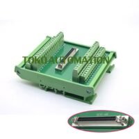 SCSI 68 Pin Terminal Block quick Connector DIN Rail Mounting Type AY31 untuk aplikasi otomasi industri SCSI, PIN, TERMINAL