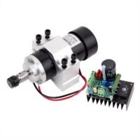 400W CNC Spindle Motor Kits PWM Speed Controller Mount Bracket AB52 untuk aplikasi otomasi industri CNC, SPINDLE, MOTOR
