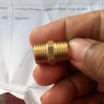 Double nepel double nipple male outter thread 1/4 drat luar 1/4" KH07