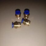 Konektor Fitting pneumatic lurus drat 1/4 selang 6 mm PC 06 - 02 KB50