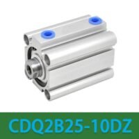 CDQ2B25-10DZ CDQ2B25 10DZ Double Acting Single Rod Compact Cylinder KR17 untuk aplikasi otomasi industri CDQ2B25, CDQ2B25, DOUBLE