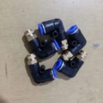 PL6-01 Fitting Elbow Pneumatic Connector Drat 1/8 " Selang 6 MM KB83