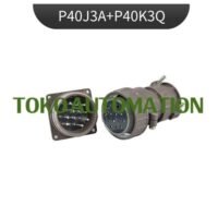 P40K3Q P40K3S 500V 100A 40mm 14Pin Aviation Circular Connector SU49 untuk aplikasi otomasi industri