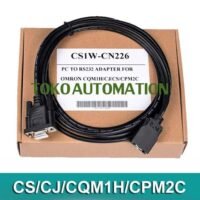 RS232 Cs1w-cn226 Cable Adapter PLC CS CJ Cqm1h Cpm2c PLC PD27 untuk aplikasi otomasi industri RS232, CS1W, CN226
