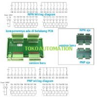 16 Channel DC 24V 10A PNP NPN digital output PLC Amplifier Board SK35 untuk aplikasi otomasi industri