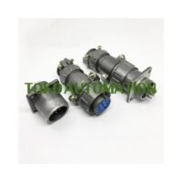P20K11Q P20KJ11A 7 PIN P20 7-core 25A aviation plug connector ST13 untuk aplikasi otomasi industri