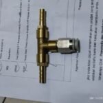 8mm SMC Putih Fitting Nepel Angin Lurus Male Connector Draf 1/8 " KF13