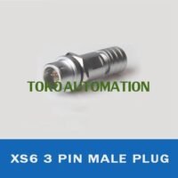 3 Pin Quick Lock Cable Plug Male XS6 Aviation Connector SH04 untuk aplikasi otomasi industri PIN, QUICK, LOCK