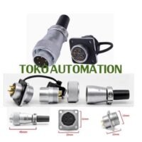 Waterproof Connector WS20 5 Pin 25A 500V Plug Socket konektor ST18 untuk aplikasi otomasi industri WATERPROOF, CONNECTOR, WS20