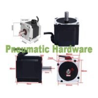 4.5N 4.5 N.M 4.5 NM NEMA 34 86 4A 2 phase Stepper motor KN97 untuk aplikasi otomasi industri NM, NEMA, PHASE