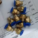 Konektor Fitting pneumatic lurus drat 1/8 " selang 8 mm PC 8 - 01 KB55