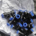 Fitting Pneumatic quick joint connector T Tee Selang 8 mm PE - 8 KB63