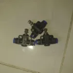 6mm CO2 kran flow Speed control Valve slip lock fitting pneumatic KB86