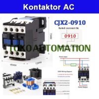 CJX2-0910 CJX2 0910 220V AC 9A 1NO Contactor Motor Starter Relay SD54 untuk aplikasi otomasi industri