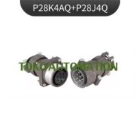 P28 7 core 7 Pin P28 7 Pin aviation plug connector P28J4Q P28K4AQ ST73 untuk aplikasi otomasi industri