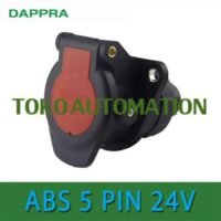 24V 5Pin 5 Pin Trailer Socket ABS EBS Type for Car Semi Trailer Truck Caravan SX58 untuk aplikasi otomasi industri PIN, TRAILER, SOCKET