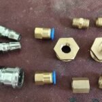 PCF08-02 fitting pneumatic lurus female 8mm drat 1/4 " PCF 08-02 KD25