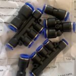 4 mm Fitting slip lock 5 way lubang selang pneumatic Connector KB98