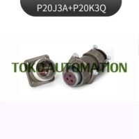 3 Core 25A aviation plug connector P20K3Q P20J3A 3 pin kit SF11 untuk aplikasi otomasi industri