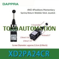 XD2PA24CR 4NO 4Positions Spring Return Complete joystick controller OF91 untuk aplikasi otomasi industri
