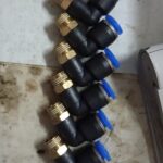 PL6-01 Fitting Elbow Pneumatic Connector Drat 1/8 " Selang 6 MM KB83