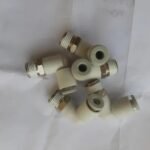 6mm SMC Putih Fitting Nepel Angin Lurus Male Connector Draf 1/8 " KF18