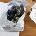 6 mm 1/8 " Fitting pneumatic Flow Speed Control Valve Controller KC06